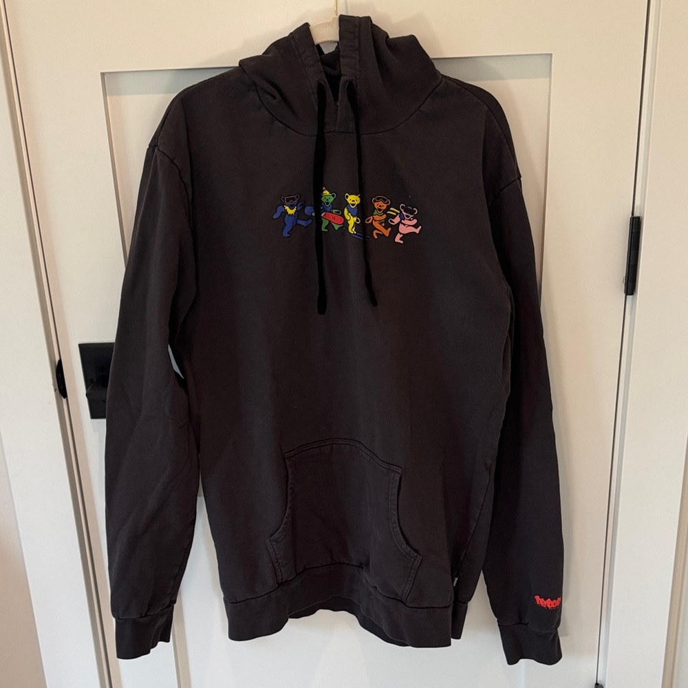 Men’s Teton Gravity Research Dancing Skiing Bears Hoody Sweatshirt - XL